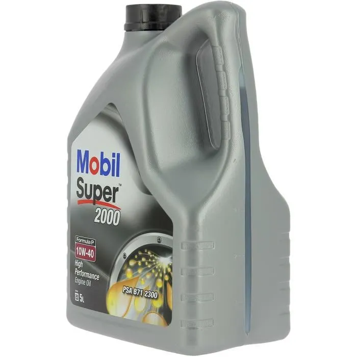 Mobil S2000 10W40 Formula-P Bidón de Aceite de Motor 5 L 4 Estaciones 1