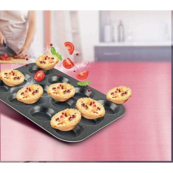 ÉXITO TEFAL 12 Muffin Pan J1602802 30x23 cm marrón 4