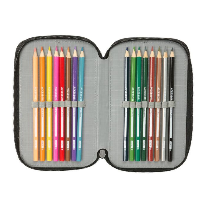 Plumier Triple Safta Urban style Azul Gris 12,5 x 19,5 x 5,5 cm 37 Piezas 2 Plumier Triple Safta Urban style Azul Gris 12,5 x 19,5 x 5,5 cm 37 Piezas 2