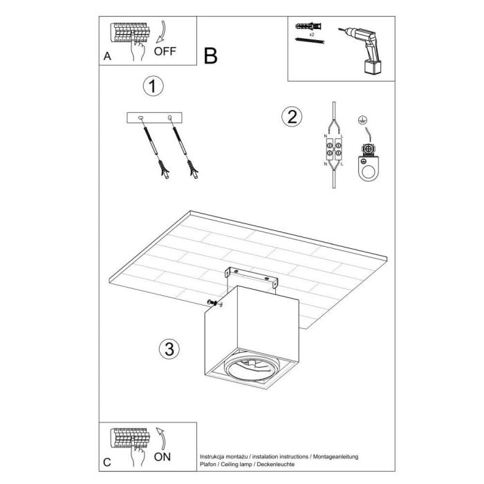 Lámpara de Techo "Valde"  [SOL-SL.0646] 4