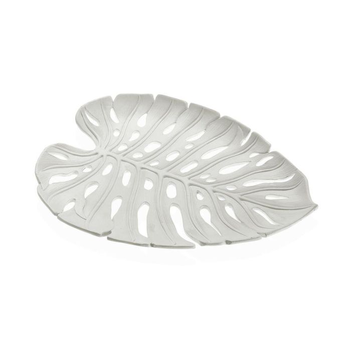 Centro de Mesa Monstera Blanca Versa 24 cm - Resina (2 Unidades) 0 Centro de Mesa Monstera Blanca Versa 24 cm - Resina (2 Unidades) 0
