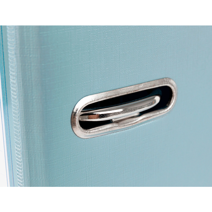 Liderpapel Archivador de Palanca A4 Documenta Forrado PVC con Rado Lomo 52mm Gris Compresor Metálico 6