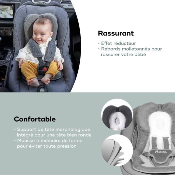 Babymoov Cosymorpho Smokey - Cojín Reductor de Cuna Bebé con Reposacabezas Ergonómico Anti-Plagiocefalia Transpirable 3 Babymoov Cosymorpho Smokey - Cojín Reductor de Cuna Bebé con Reposacabezas Ergonómico Anti-Plagiocefalia Transpirable 3