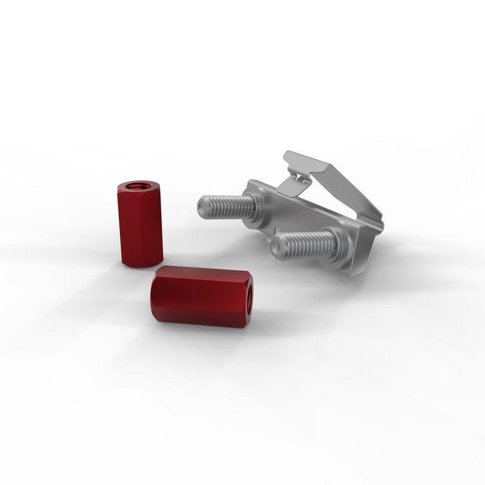 PATCHBOX /dev/mount (50-Pack) - Sistema de montaje para railes de 19 pulgadas, instalación rápida y segura, 1 pieza. 2