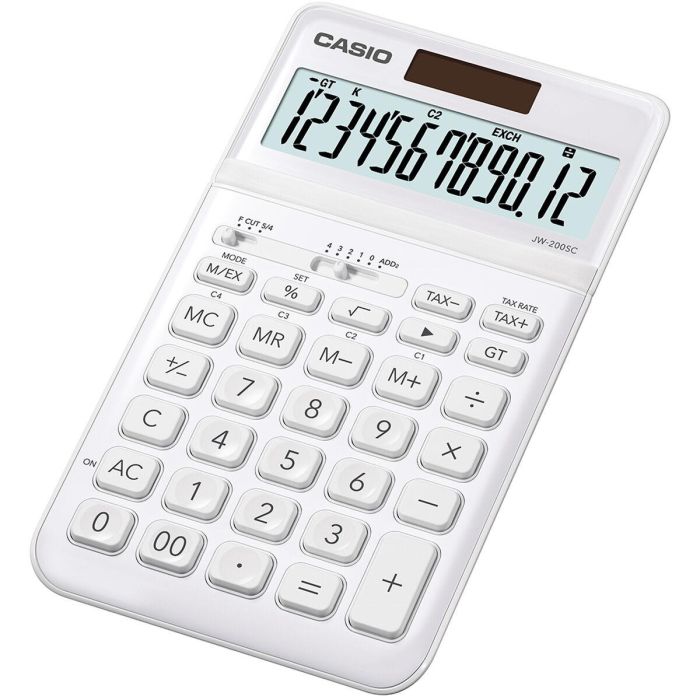 Calculadora Casio JW-200SC-WE Blanco Plástico 3