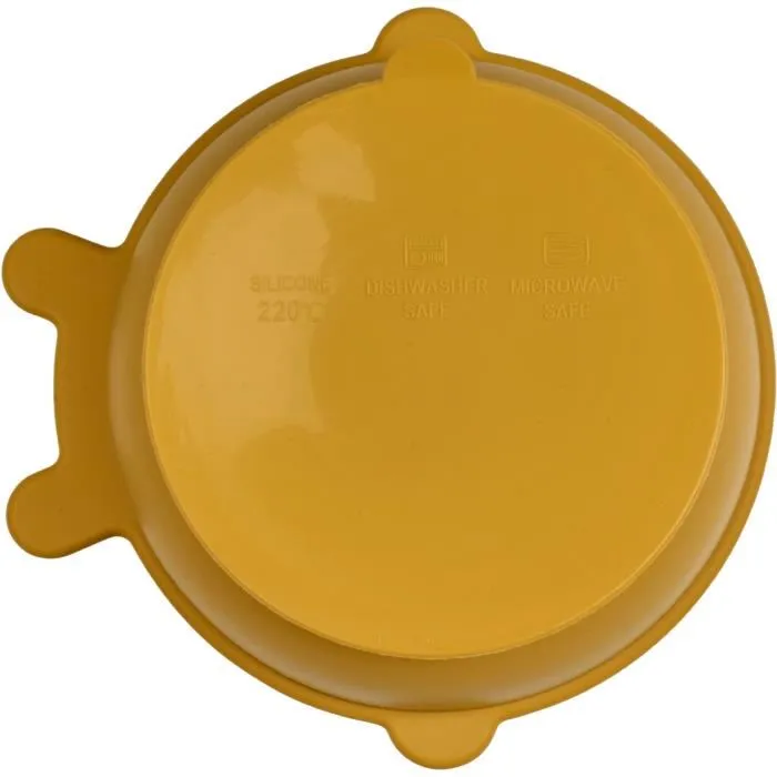 Thermobaby THE3023191605493 Ventosa de Silicona Amarillo Miel, Antideslizante e Irrompible 4