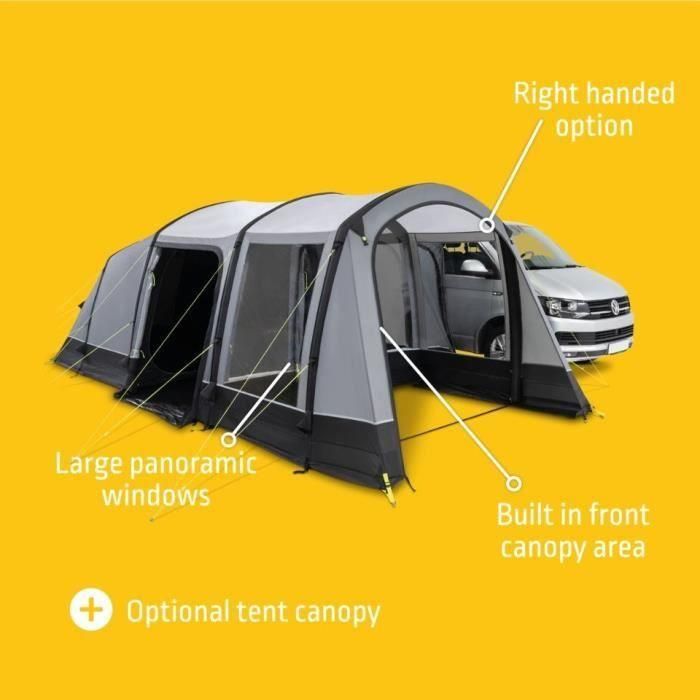 Toldo para furgoneta - KAMPA - Touring Air RH - Gran espacio, ventanas amplias, ventilación con mosquitera, capacidad para 4 personas, multi 1