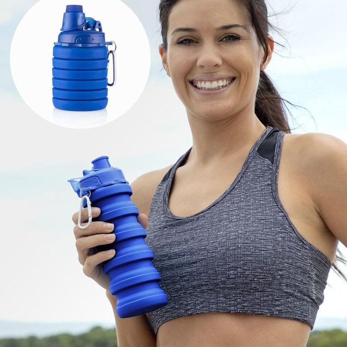 Botella Plegable de Silicona Bentle InnovaGoods 0 Botella Plegable de Silicona Bentle InnovaGoods 0