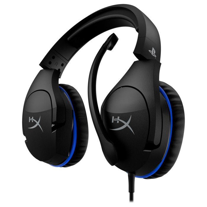 HyperX Cloud Stinger Auriculares Gaming para PS5 PS4, Alámbricos, Diadema, Negro y Azul, 18-23000 Hz 4