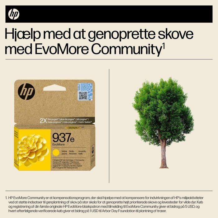 HP 937e EvoMore Yellow Original Ink Cartridge 30 HP 937e EvoMore Yellow Original Ink Cartridge 30
