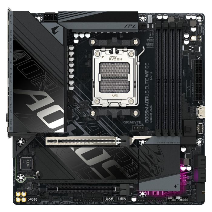Gigabyte B850M AORUS ELITE WIFI6E Placa base AM5 DDR5 Micro ATX 1