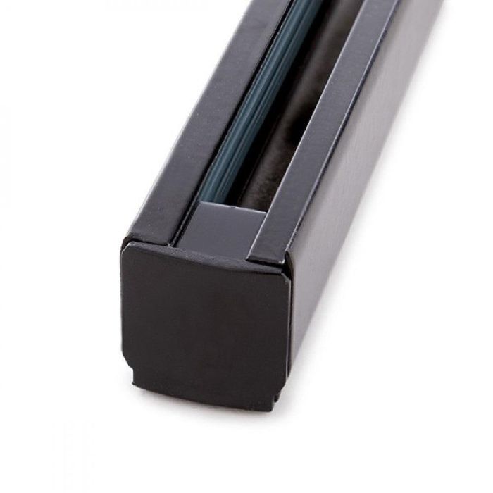 Carril Trifásico para Focos LED 1M Negro de Aluminio - Flexible, para Desplazamiento de Luminarias y Selector de Fase 2 Carril Trifásico para Focos LED 1M Negro de Aluminio - Flexible, para Desplazamiento de Luminarias y Selector de Fase 2