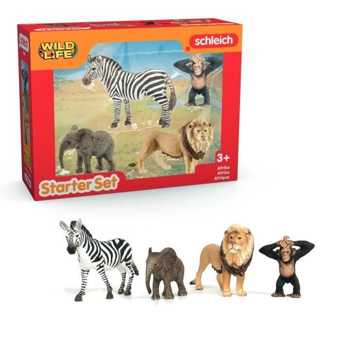 Mis primeros animales africanos, figuras de animales, SCHLEICH 42721 Vida salvaje, a partir de 5 años Mis primeros animales africanos, figuras de animales, SCHLEICH 42721 Vida salvaje, a partir de 5 años