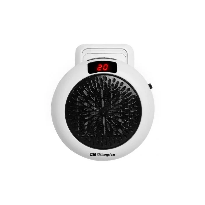 Orbegozo Calefactor CR 4000 600W Termostato Regulable Mini Cerámico Enchufe Calentador Rápido Espacios Pequeños 1