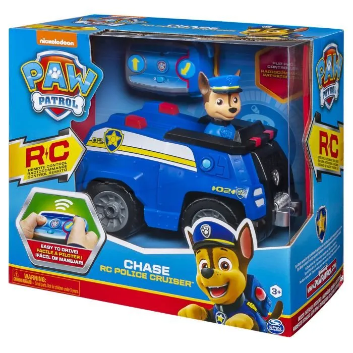 Paw Patrol Vehículo Radio Controlado Chase 3 Años Juguete 4 Paw Patrol Vehículo Radio Controlado Chase 3 Años Juguete 4