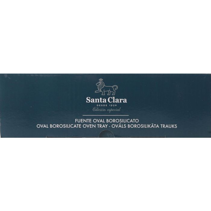 Inde Fuente Oval Horno de Borosilicato 2L - 30 x 20,8 x 6,2 cm (2 Unidades) 2