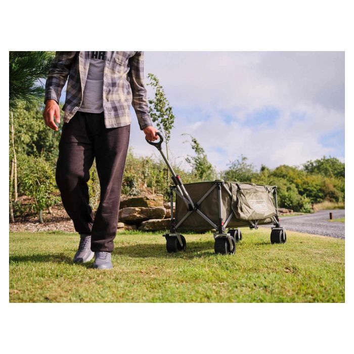 Coleman Ultimate Terrain Bollerwagen 2226531 - Carro de Transporte Plegable, Verde, 180 kg de Carga, 132 L
