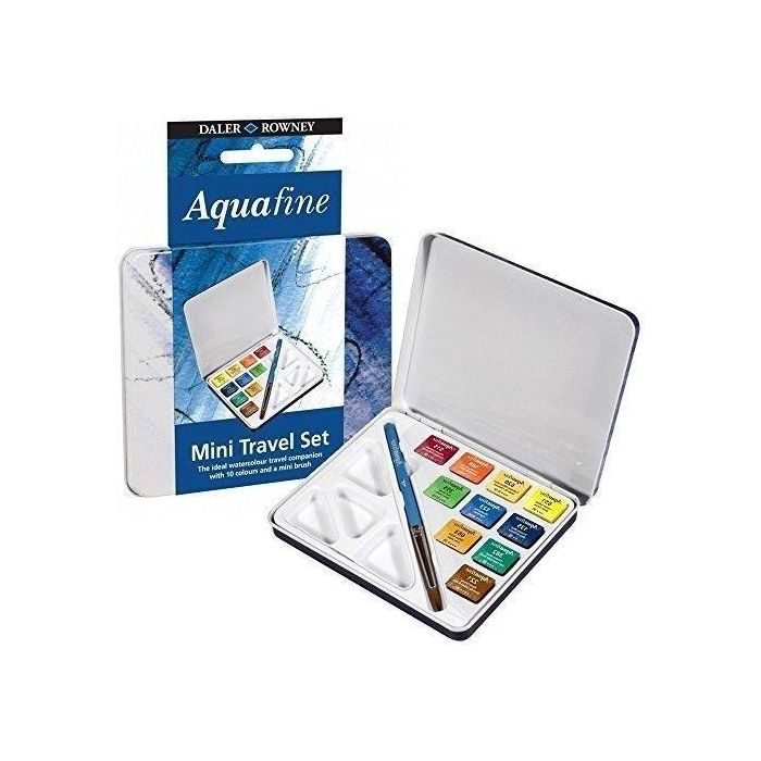 Acuarelas Daler Rowney Aquafine Estuche De 10