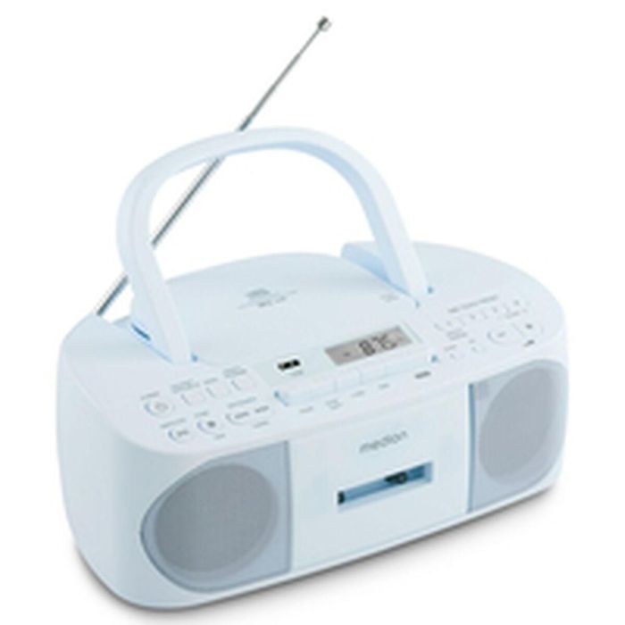 Medion AAAPE16805 Radio CD K7 FM con 2x3W RMS - Reproductor de Música Compacto y Portátil, Azul 9