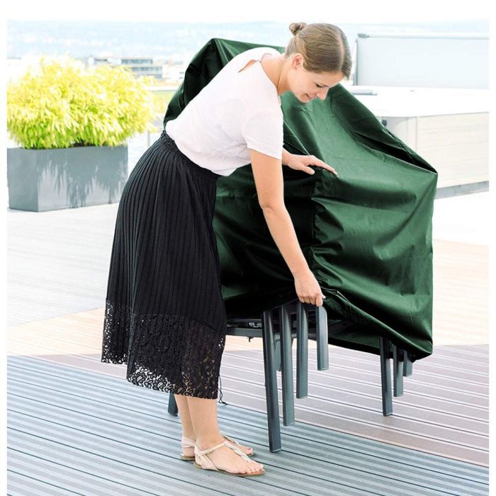 Altadex Funda protectora para sillas 68x68x110cm, poliéster 240g/m², impermeable y transpirable, UV 1 Altadex Funda protectora para sillas 68x68x110cm, poliéster 240g/m², impermeable y transpirable, UV 1