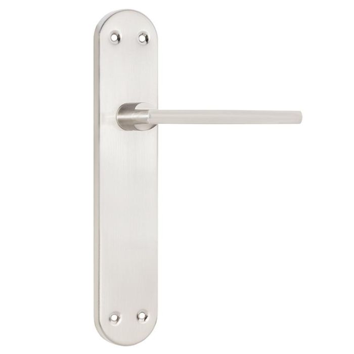 HERRAJES ALK Manilla Rental R de Aluminio Níquel Satinado 241x45 mm 0 HERRAJES ALK Manilla Rental R de Aluminio Níquel Satinado 241x45 mm 0