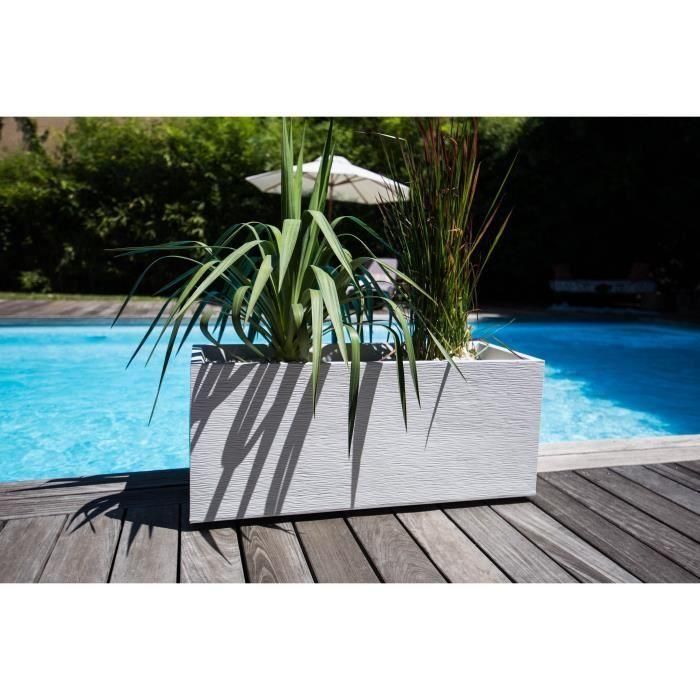 Jardinera EDA Graphit - 99,5 x 39 x H 43 cm - 97,6 L - Encalada 1