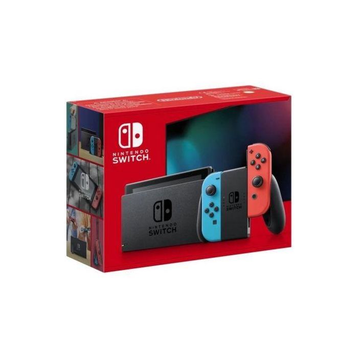 Nintendo SWITCH RDBL NEON Consola Switch Modelo 2022 con 2 Mandos Joy-Con Azul Neón/Rojo Neón Batería de Mayor Duración