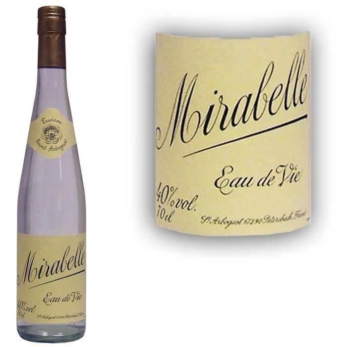 Mirabelle St Arbogast Eau de Vie 40 ° 70cl