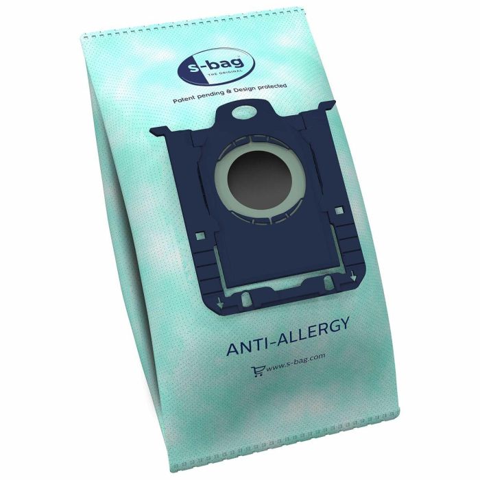 AEG GR 206S Bolsa de Polvo Anti-Allergy Universal para Aspiradora, Filtro Antialérgico, Azul, 4 Unidades 1