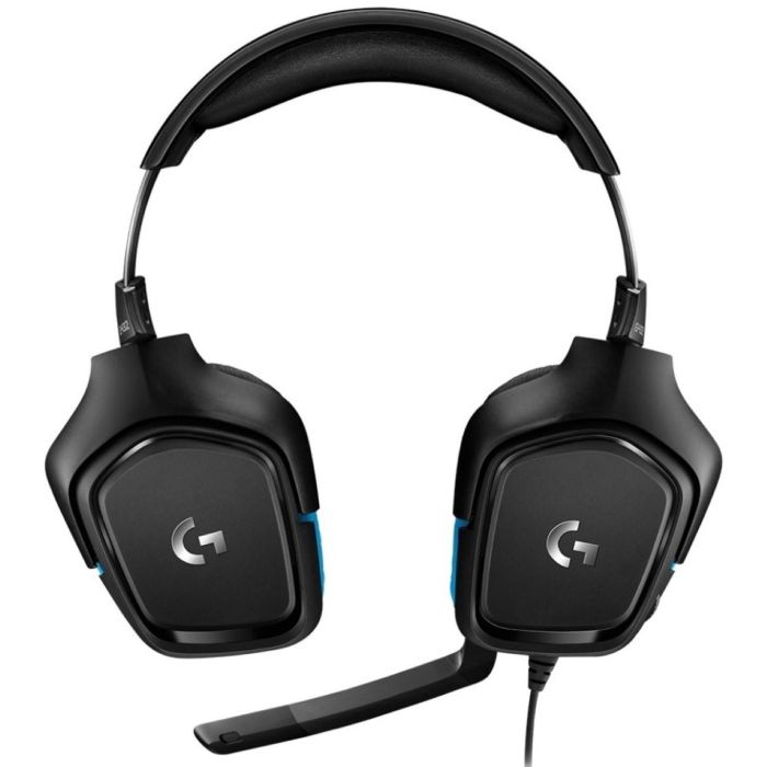 Logitech G432 Auriculares Gaming Cableados con Micrófono Sonido Envolvente DTS Headphone:X 2.0 Transductores 50mm USB Jack 3.5mm Negros 2