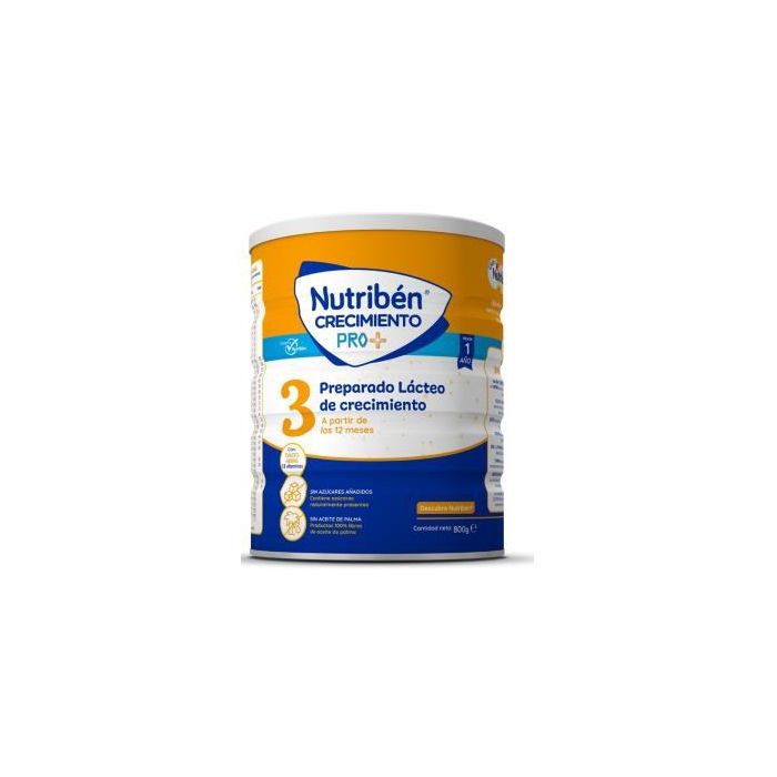 Nutriben Crecimiento Leche 3 800Gr.