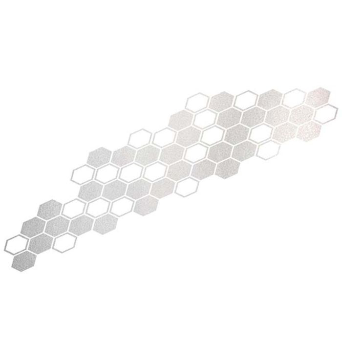 Pegatina Para El Coche Diseño Hexagon Plata FO33964 1