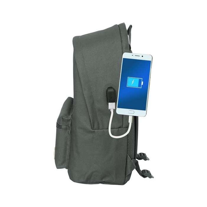 Safta Mochila Harper & Neyer Grey para Portátil 15.6" con USB 2