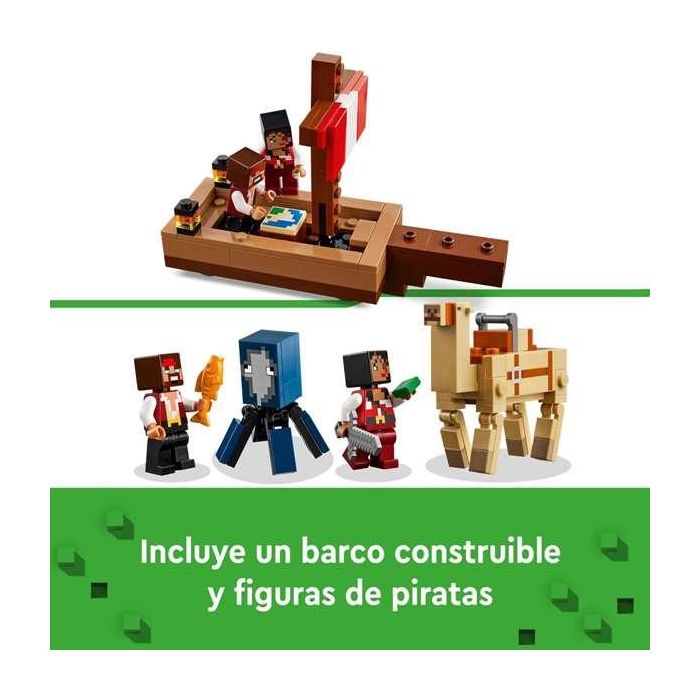 Juego de construccion el viaje en el barco pirata lego minecraft 3 Juego de construccion el viaje en el barco pirata lego minecraft 3