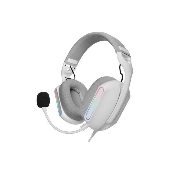 Mars Gaming MHPROW Auriculares Gaming MH-PRO con Micrófono Ultraligeros 190g Almohadillas AIR ARGB Jack 3.5 USB Blancos Multiplataforma Mars Gaming MHPROW Auriculares Gaming MH-PRO con Micrófono Ultraligeros 190g Almohadillas AIR ARGB Jack 3.5 USB Blancos Multiplataforma