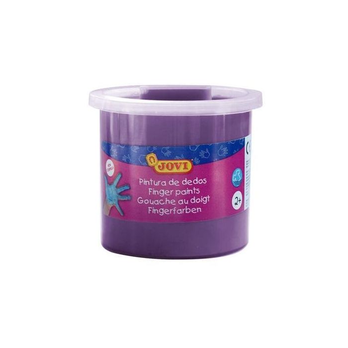 Jovi Estuche 5 Botes Pintura De Dedos 125 mL Violeta - Pintura Natural Lavable y No Tóxica Jovi Estuche 5 Botes Pintura De Dedos 125 mL Violeta - Pintura Natural Lavable y No Tóxica