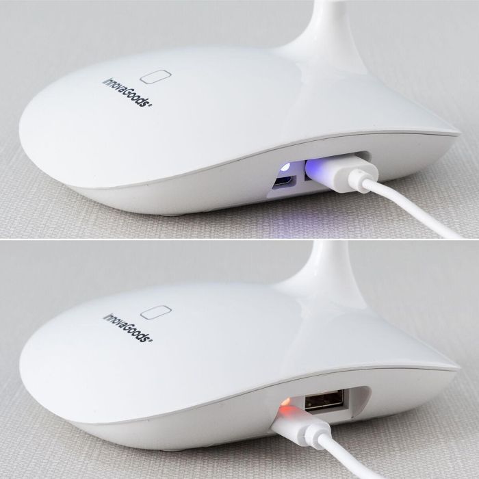 Lámpara LED de Mesa Recargable Táctil Lum2Go InnovaGoods 9 Lámpara LED de Mesa Recargable Táctil Lum2Go InnovaGoods 9