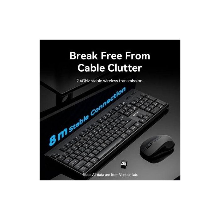 Teclado y Ratón Inalámbricos Vention Combo KTZB0-ES 2 Teclado y Ratón Inalámbricos Vention Combo KTZB0-ES 2