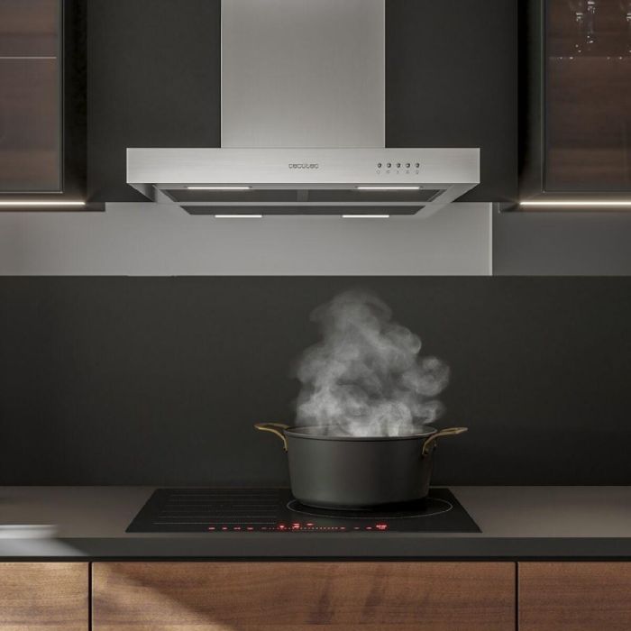 Campana Convencional Cecotec Bolero Flux TM 906500 Inox A Acero 90 x 50,5 cm 1