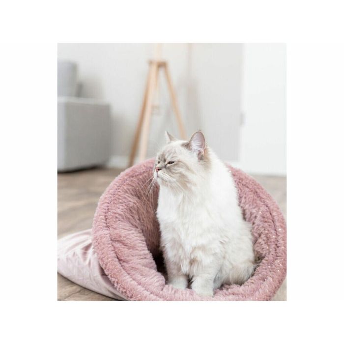 Cama para Gato Trixie Livia Soft Rosa Ø 40 X 60 CM 2