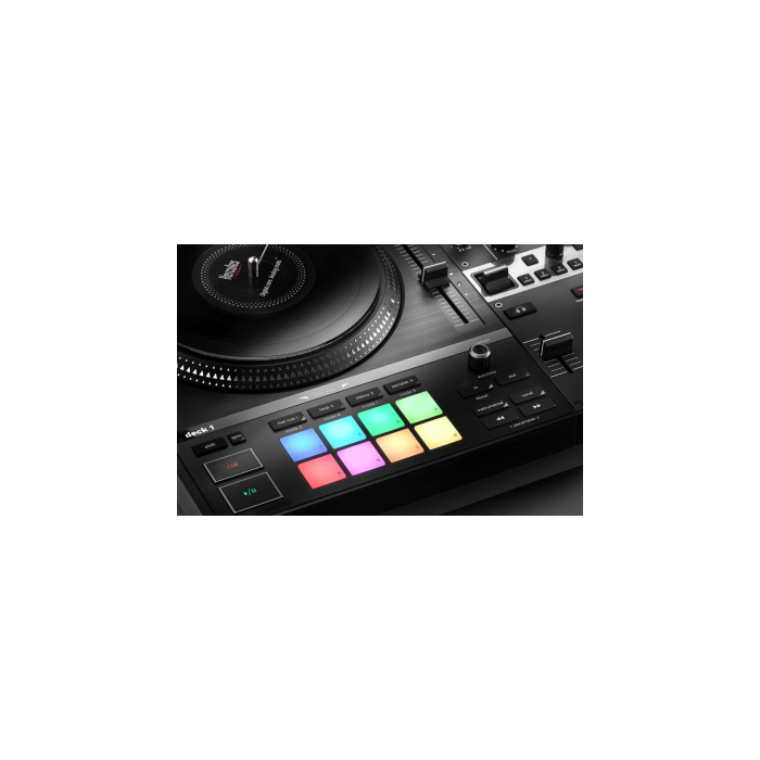 Hercules Consola DJ Control INPULSE T7 - 4780928, con 2 Giradiscos Duales Motorizados, Jog Wheels de 7", Serato DJ Lite y DJUCED Hercules Consola DJ Control INPULSE T7 - 4780928, con 2 Giradiscos Duales Motorizados, Jog Wheels de 7", Serato DJ Lite y DJUCED