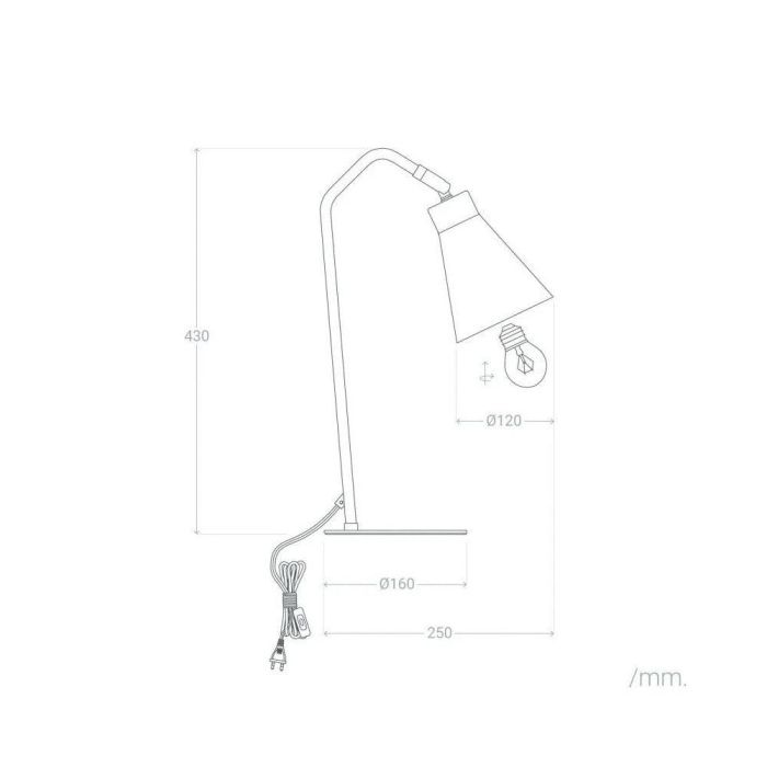 Lámpara de Mesa "Visalia" [SKD-T1001] 6