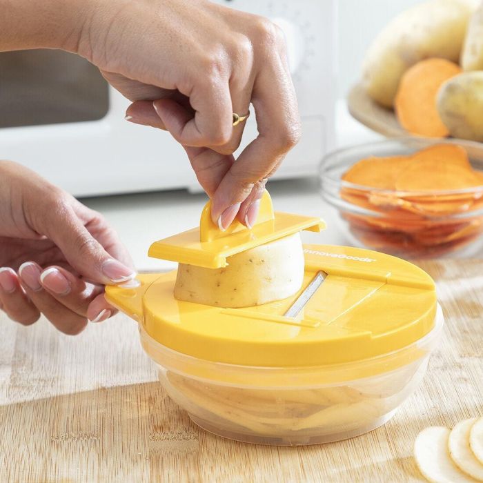 Set para Hacer Chips al Microondas con Mandolina y Recetas Chipit InnovaGoods 9 Set para Hacer Chips al Microondas con Mandolina y Recetas Chipit InnovaGoods 9