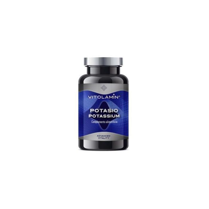 VITOLAMIN Potasio 500 mg, 180 Comprimidos. Para función muscular, sistema nervioso y presión arterial normal