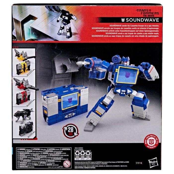 Figura Soundwave Studio Series Transformers The Movie 16,5cm 5