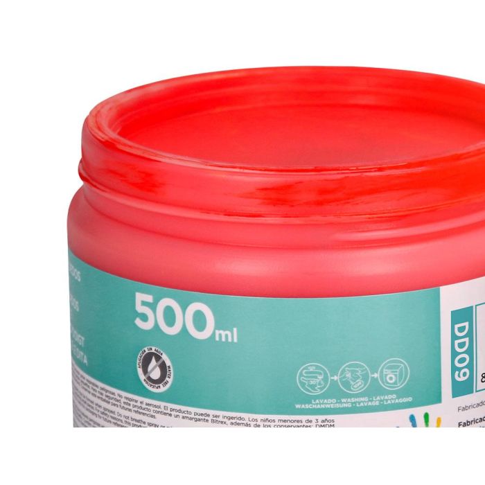 Pintura Dedos Liderpapel Tarrina De 500 mL Rojo 4