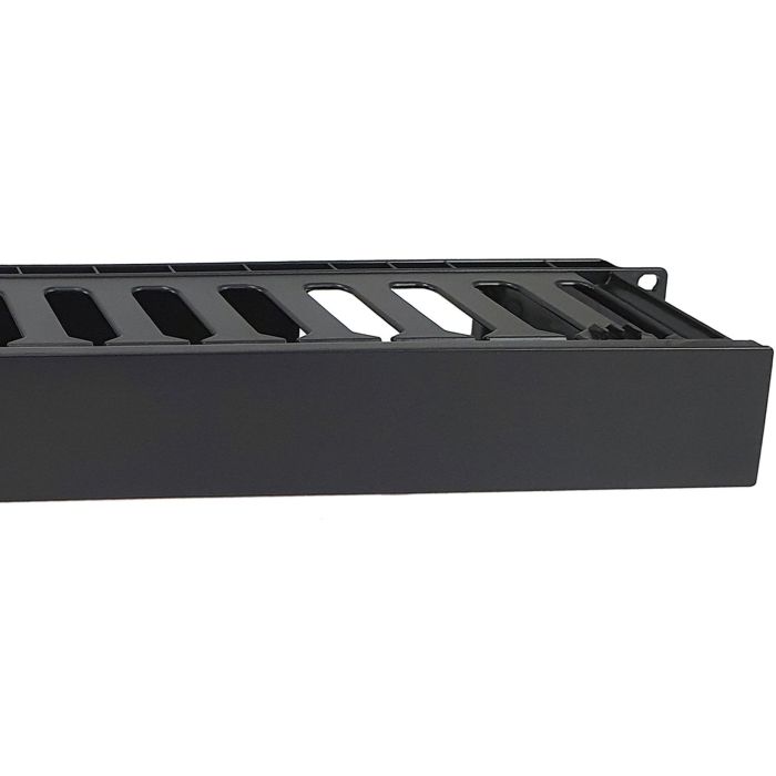 Equip 19" Kabelmanagement Panel abnehmbare Heckplatte sw 3 Equip 19" Kabelmanagement Panel abnehmbare Heckplatte sw 3