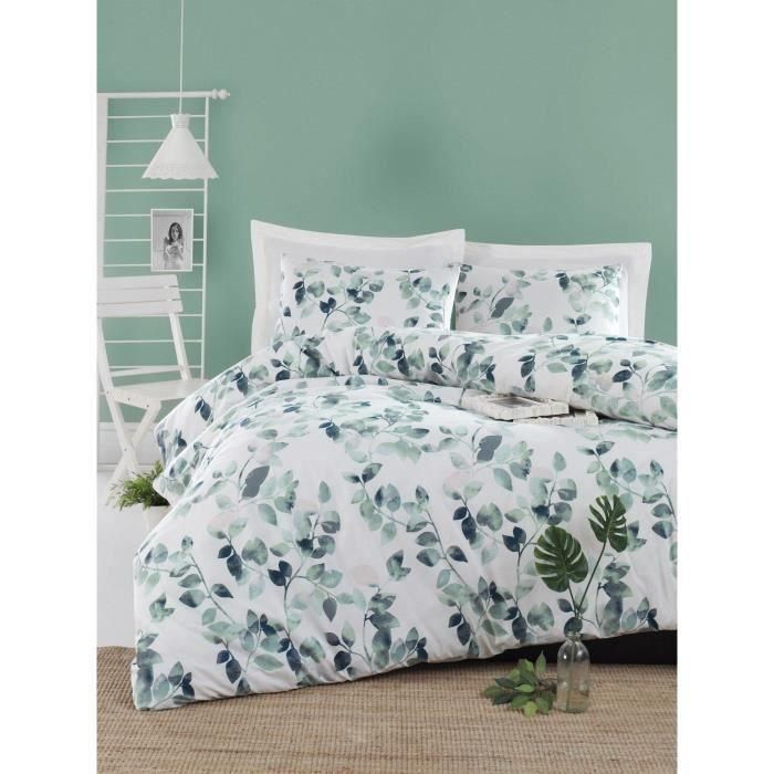 Juego de Cama ASI8683742431756 - 1 Funda Nórdica 220x240 cm + 2 Fundas de Almohada 60x60 cm - Algodón/Poliéster Verde 0 Juego de Cama ASI8683742431756 - 1 Funda Nórdica 220x240 cm + 2 Fundas de Almohada 60x60 cm - Algodón/Poliéster Verde 0