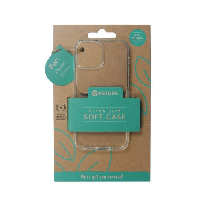 eSTUFF iPhone 13 mini LONDON TPU Cover - Transparent 4 eSTUFF iPhone 13 mini LONDON TPU Cover - Transparent 4
