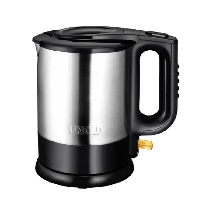 Unold 18015 Blitzkocher Edition Hervidor de agua eléctrico 1.5L 2200W negro de acero inoxidable con indicador de nivel
